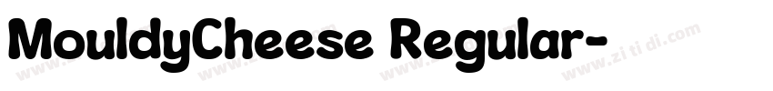 MouldyCheese Regular字体转换